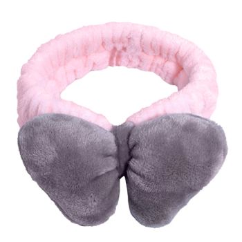 Turbante con fiocco marrone
