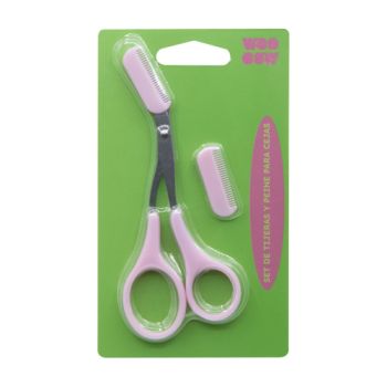 Set Forbici e Pettine per Sopracciglia