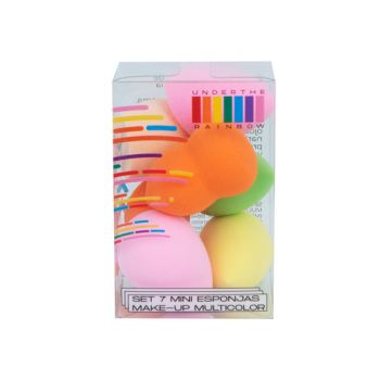 Set 7 Mini Spugne Make-up Multicolore