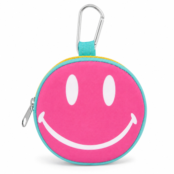 Happy Face Geldbörse mit Karabinerhaken