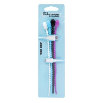 Set di 4 organizer per cavi