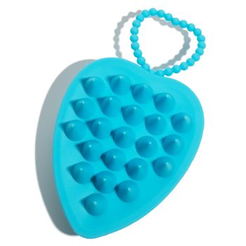 Massaggiatore esfoliante per capelli a cuore
