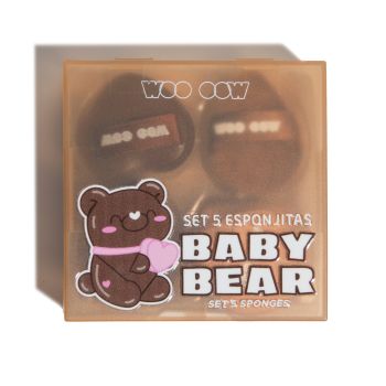 Set 5 palline di spugna Baby Bear