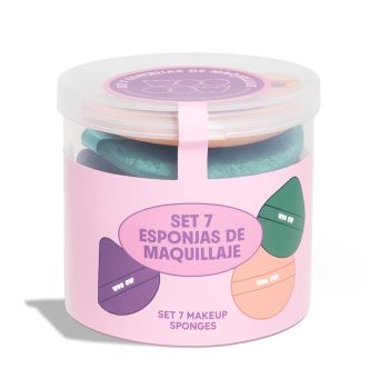 Set 7 spugne per il make-up