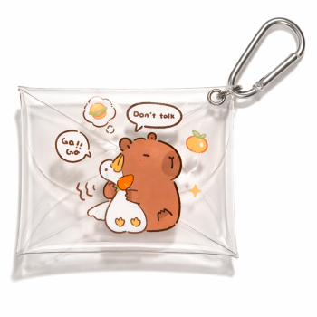 Capybara Petit Portefeuille Imperméable PVC