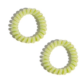 2er-Set Pastell-Spiral-Haargummis