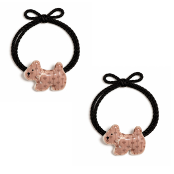 2er-Set Haargummis Charm Hündchen 2er-Set Haargummis Charm Hündchen