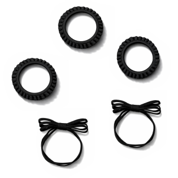 Set Elastici con Volant e Fiocchi