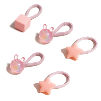Set 5 Gomas de Pelo Bunny