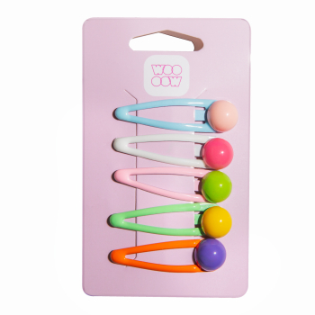 Set 5 Pinzas Clip de Colores