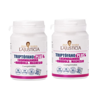 Pack Duo Triptofano Plus con Ashwagandha + Rhodiola + Magnesio