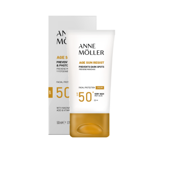 Filtr przeciwsłoneczny Sun Age Resist SPF50+ zapobiega powstawaniu przebarwień