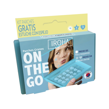 Pack On The Go Kit Patches in grani + cofanetto con specchio