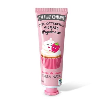 Panna alla fragola per le mani