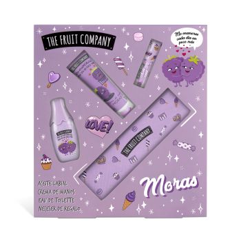 Colonia di more + olio per labbra + pack crema per le mani