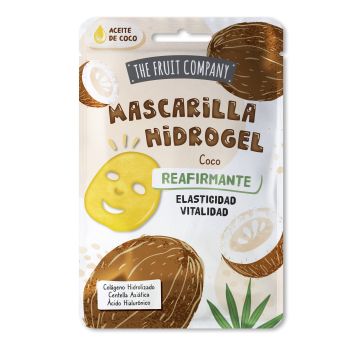 Maschera viso in idrogel rassodante al cocco
