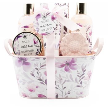 Cestino in Metallo Wild Rose