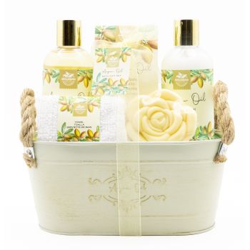 Cestino da Bagno Metallico Argan