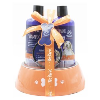 Shampoo + balsamo + balsamo + ciotola per animali domestici