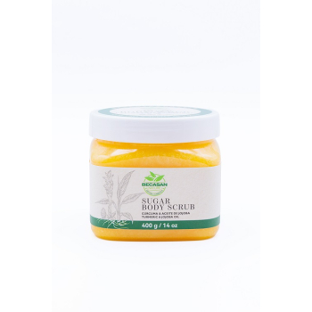 Sugar Body Scrub au Curcuma et à l'Huile de Jojoba