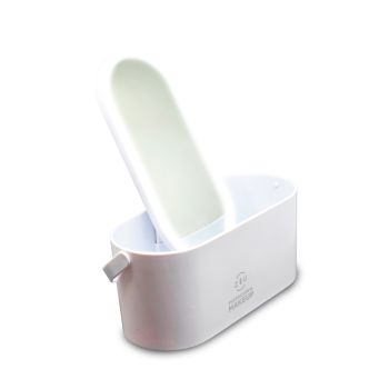 Organizzatore per make-up + specchio a led