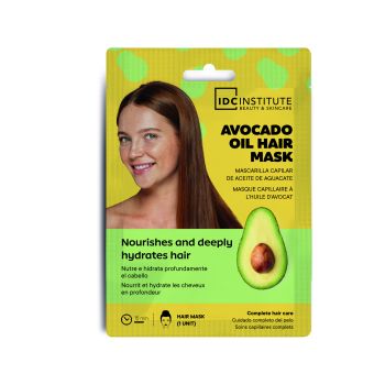 Maschera per capelli all'olio di avocado