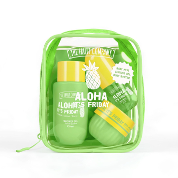 Set da viaggio Aloha Its Friday Body Mist + Gel doccia + Burro corpo