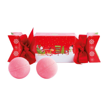 Christmas Cracker avec Deux Boules de Bain Effervescentes