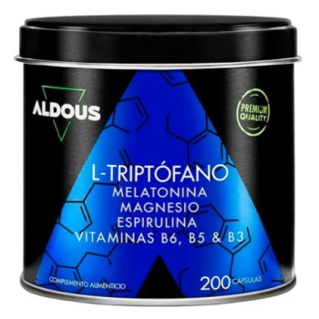 Kapseln L-Tryptophan, Melatonin, Magnesium, Spirulina und Vitamine