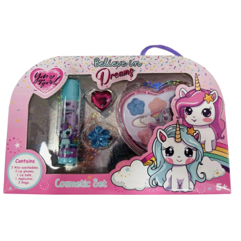 Set di cosmetici "You Go Girl Believe in Dreams".