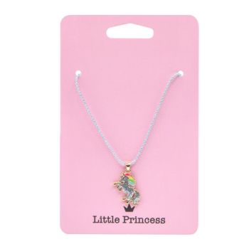 Little Princess Collana Charm Unicorno