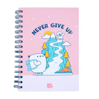 Quaderno Never Give Up A5