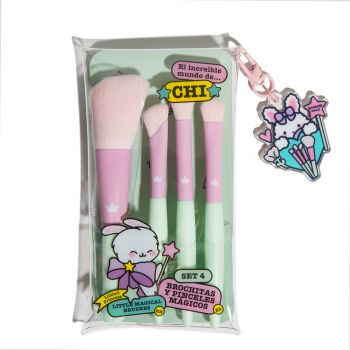 Set di 4 spazzole e pennelli magici