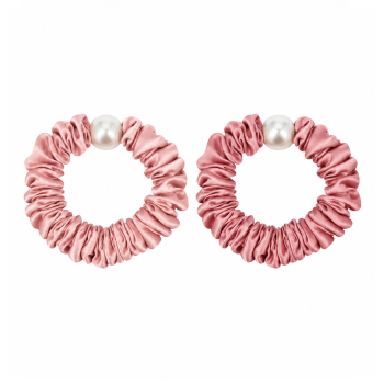 Oh My Hair Set 2 Pearl Scrunchies Oh My Hair Set 2 Pearl Scrunchies