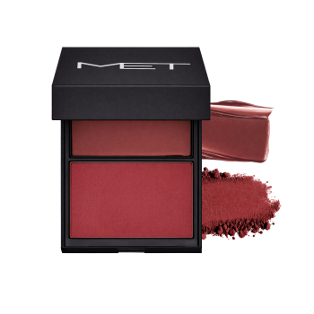 Double Cheek Blush Blush in Crema e Polvere