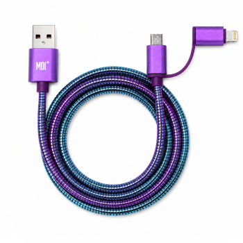 Dual Charge Kabel USB-C und Lightning