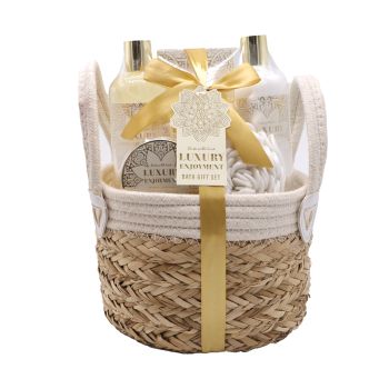Set Cesta da Bagno Vaniglia