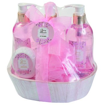 Set da bagno fiori di ciliegio