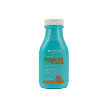 Shampoo riparatore all'olio di argan e keratina