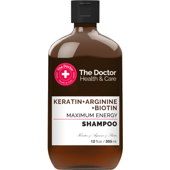 Shampoo Maximum Energy con cheratina + arginina + biotina