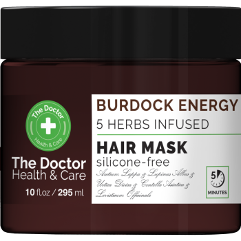 Maschera per capelli con infuso di bardana e 5 erbe