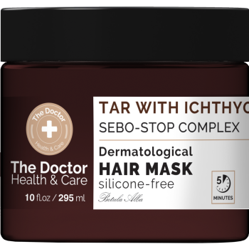 Maschera per capelli al catrame dermatologico + ittiolo Sebo-Stop Complex