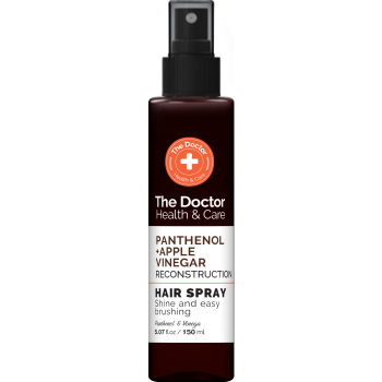Spray ristrutturante per capelli con pantenolo + aceto di sidro di mele