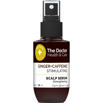 Siero stimolante per capelli con caffeina e zenzero
