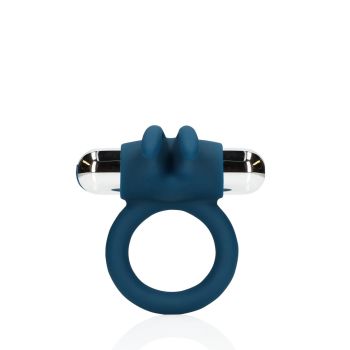 Loveline by Shots Anello vibrante blu baltico per uomo