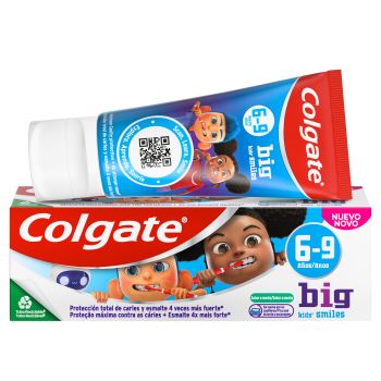 Dentifricio per Bambini Big Kids Smiles 6-9 Anni