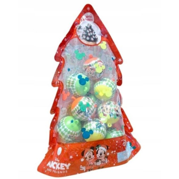 Set Weihnachtskugeln mit Mickey-Geschenken
