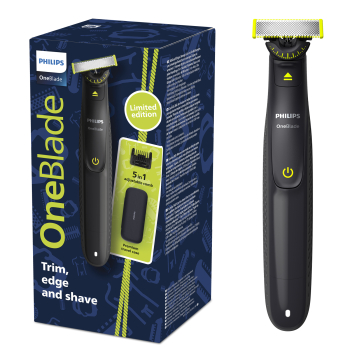 OneBlade 360 Black Edition Travel + Lame Rasoir