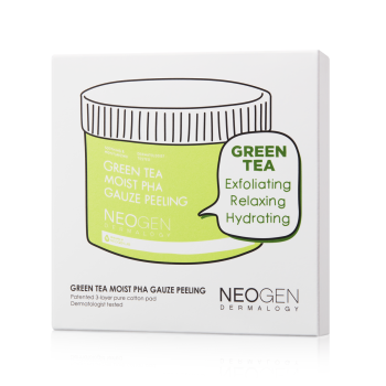 Tamponi esfolianti a base di green tea Moist PHA
