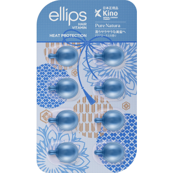 Vitamina per capelli blu di pura natura
